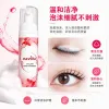 The female model showcases the smooth foaming facial cleanser, which deeply cleanses, moisturizes, nourishes and naturally beautifies the skin full image